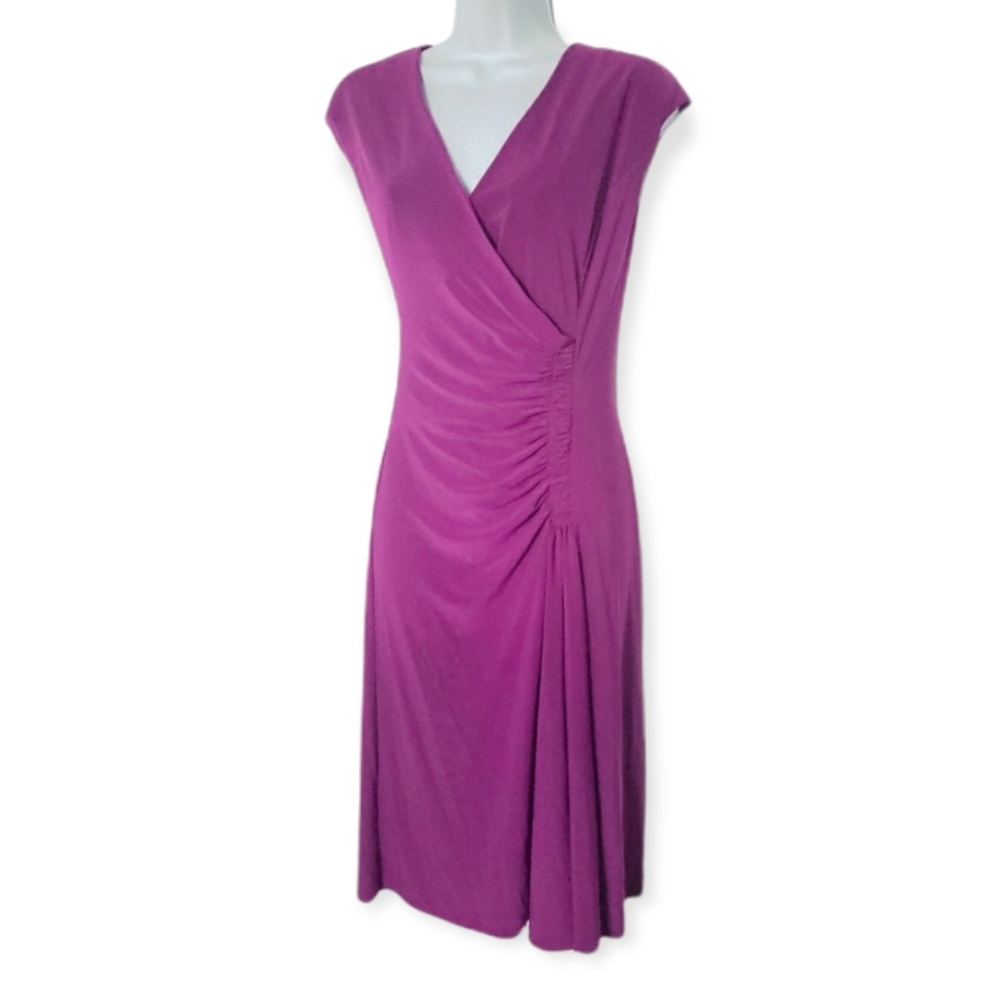 NWT ➕Plus Size | Sleeveless Wrap Dress (Violet)